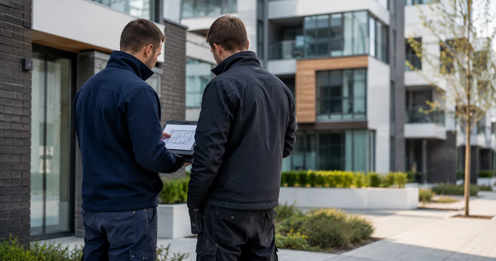 ITK-vakmensen inspecteren pand, werkwijze