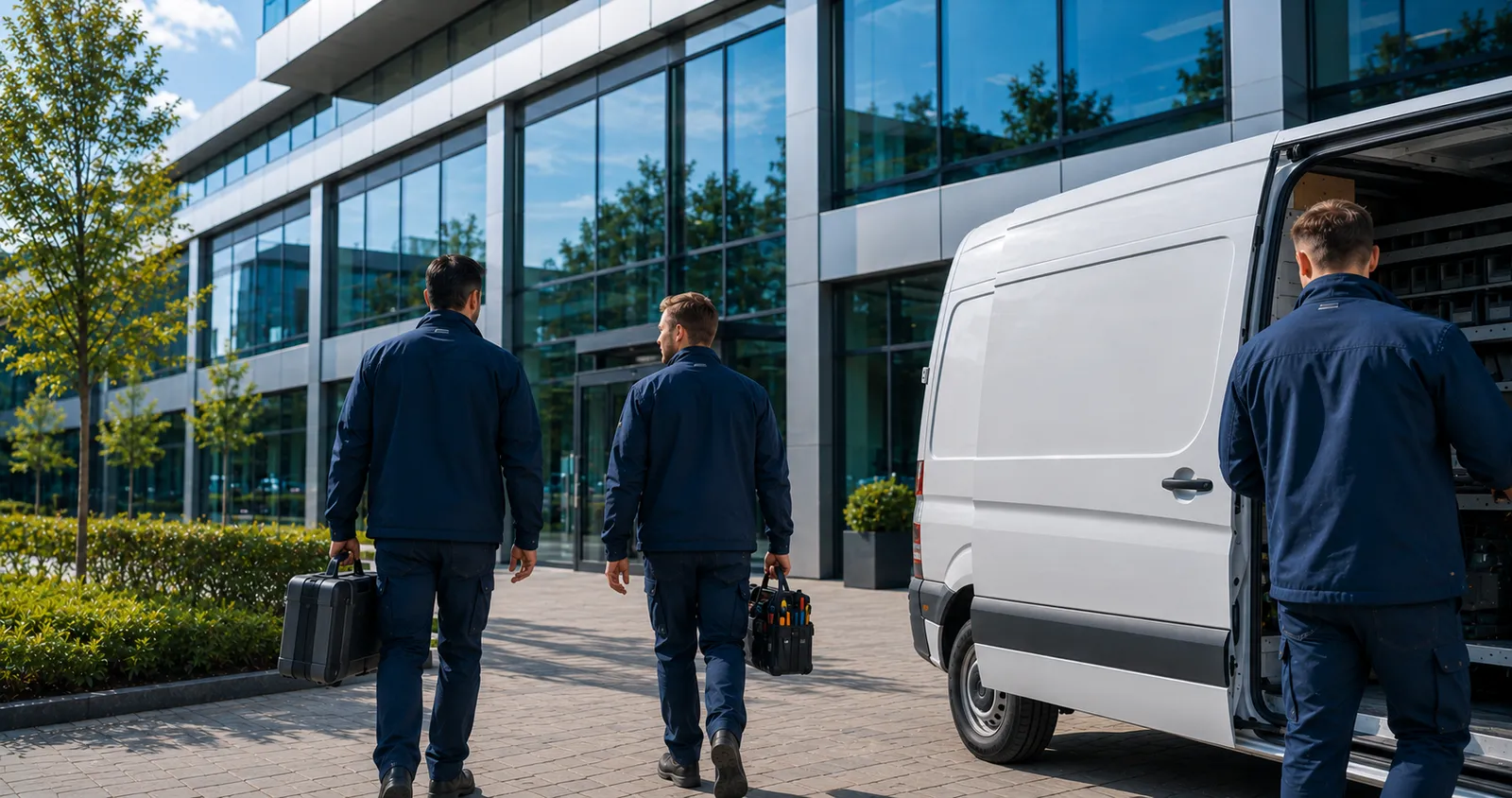 ITK Vastgoedbeheer, team en werkplaats in Hengelo
